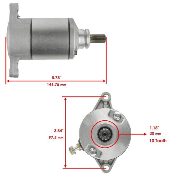 Starter for Arctic Cat Atv 2X4 4X4 Automatic 3545-016 New - Image 3